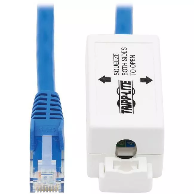 Tripp Lite N237-P18N-WHSH Cat6 Junction Box Cable Assembly, 18 in., Blue