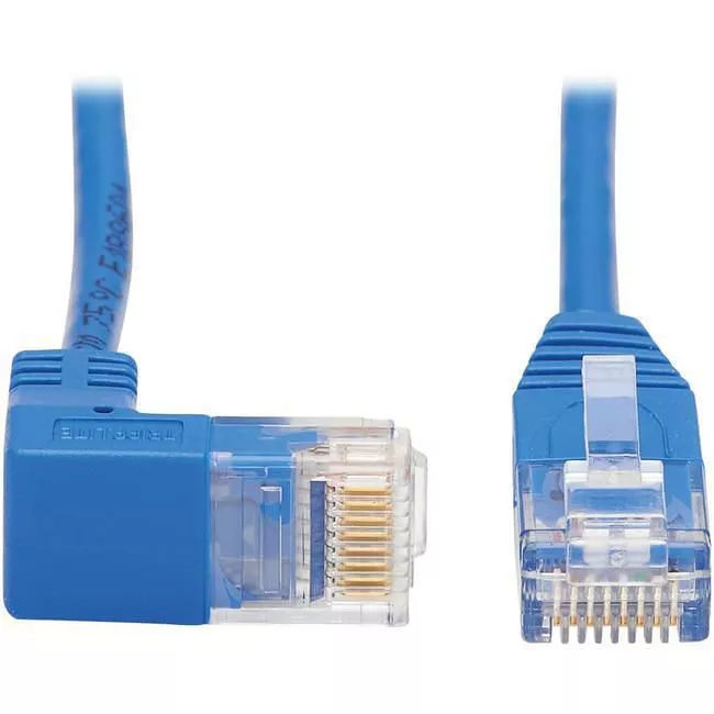 Tripp Lite N204-S01-BL-DN Down-Angle Cat.6 UTP Patch Network Cable