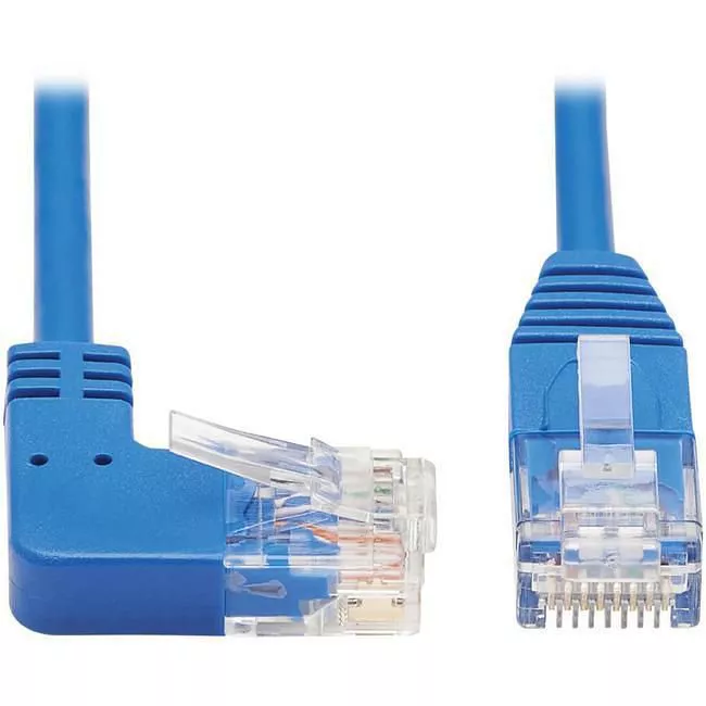 Tripp Lite N204-S01-BL-RA Right-Angle Cat.6 UTP Patch Network Cable