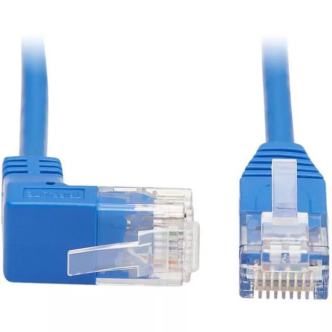 Tripp Lite N204-S01-BL-UP Up-Angle Cat.6 UTP Patch Network Cable