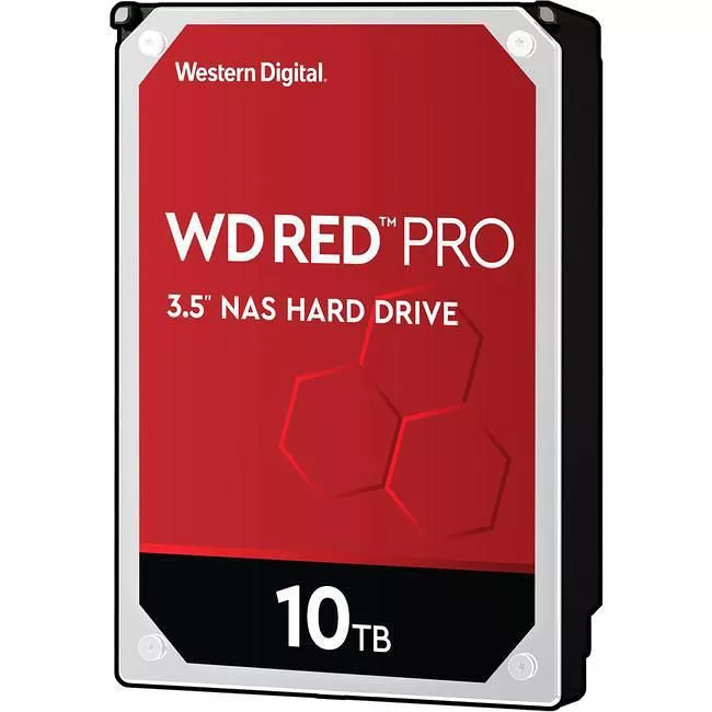 WD WD102KFBX Red Pro Hard Drive - 10 TB - 256 MB - 3.5 - SATA - 7200