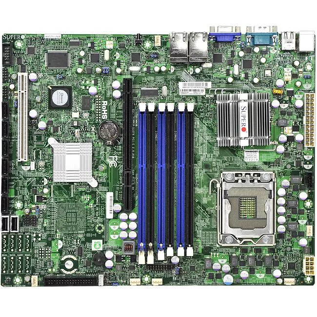 Supermicro MBD-X8STI-LN4-O Server Motherboard - 1x Socket B LGA-1366 - Intel X58 Express - 6x DDR3 - RAID - 1x PCIe x16 - ATX