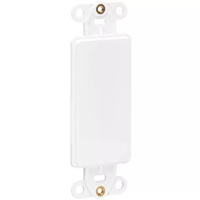 Tripp Lite N042D-100V-WH Center Plate Insert, Decora Style - Vertical, Blank