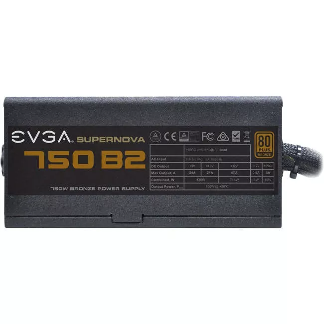 EVGA 110-B2-0750-VR SuperNOVA 750 B2 Power Supply