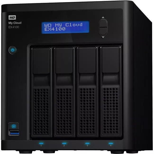 WD WDBWZE0000NBK-NESN My Cloud Business Series EX41000TB 4-Bay Intel processor