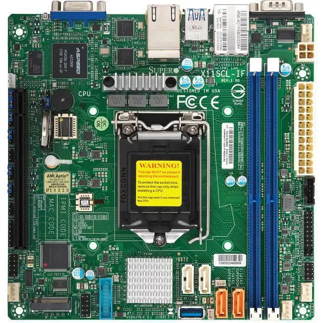 Supermicro MBD-X11SCL-IF-O Motherboard - Intel C242 - LGA 1151