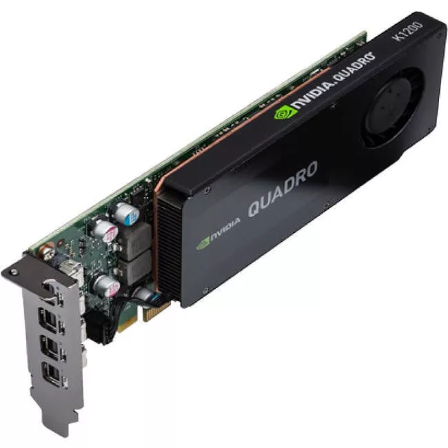 PNY VCQK1200DVI-PB NVIDIA Quadro K1200 Graphic Card - PCIe 2.0 x16 - LP - 4 GB GDDR5