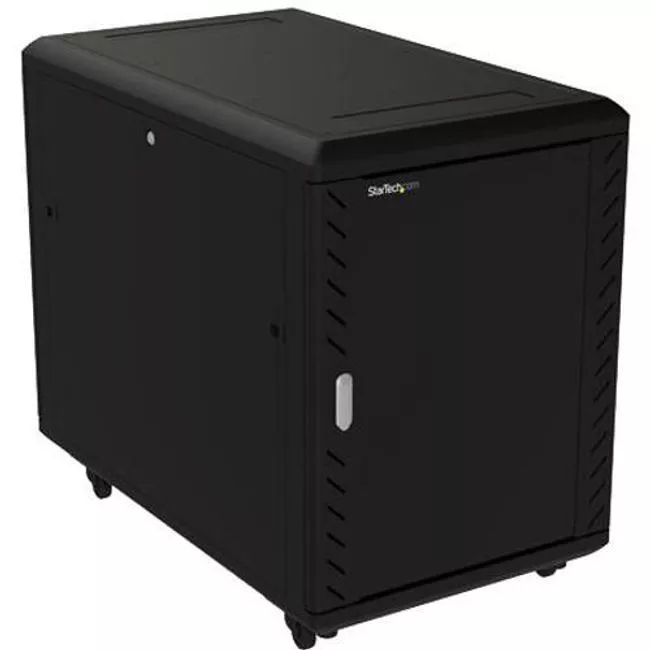 StarTech RK1536BKF 15U 19" 4 Post Adjustable Depth (6-32") Server Rack Cabinet