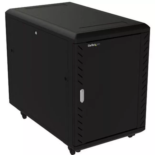 StarTech RK1536BKF 15U 19" Server Rack Cabinet 4 Post Adjustable Depth (6-32")
