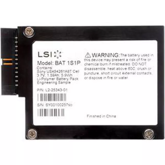 LSI LSI00279 Battery Backup Unit for 9265, 9266, 9270, 9271, 9285, 9286 - L5-25407-00 / LSIiBBU09
