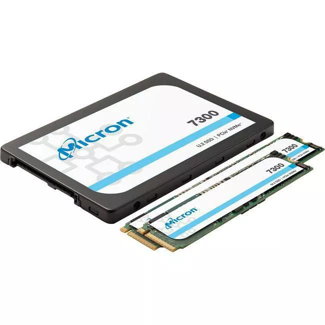 Micron MTFDHBE3T8TDF-1AW1ZABYY 7300 PRO SSD - 3.84 TB - Internal - 2.5 - U.2 (SFF-8639) NVMe - PCIe NVMe 3.1 x4 - 1 DWPD - TAA