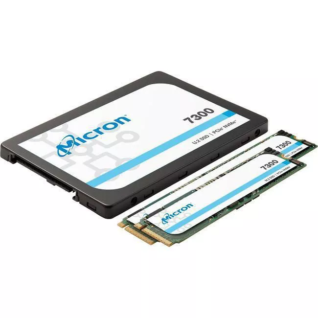 Micron MTFDHBG3T8TDF-1AW1ZABYY 7300 PRO SSD - 3.84 TB - Internal - M.2 22110 - PCIe NVMe 3.1 x4 - 1 DWPD - TAA