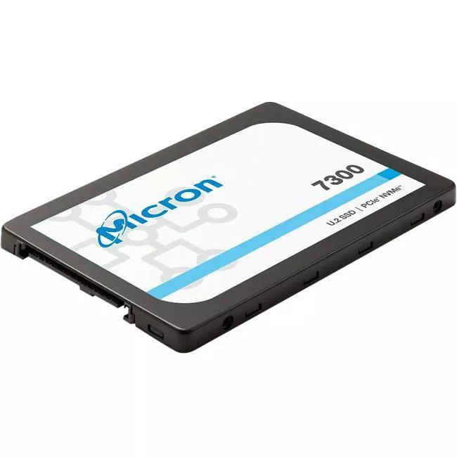 Micron MTFDHBE7T6TDF-1AW1ZABYY 7300 PRO SSD - 7.68 TB - Internal - 2.5 - U.2 (SFF-8639) NVMe - PCIe NVMe 3.1 x4 - 1 DWPD - TAA