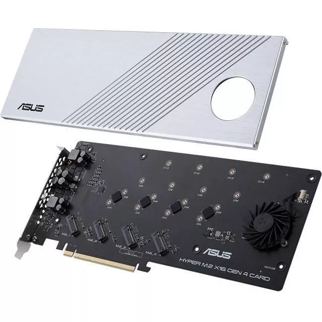 ASUS HYPER M.2 X16 GEN 4 CARD M.2 to PCI Express Adapter