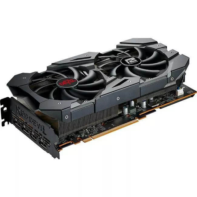 PowerColor AXRX 5600XT 6GBD6-3DHE/OC Radeon RX 5600 XT 6GB DDR6 Red Devil Graphics Card