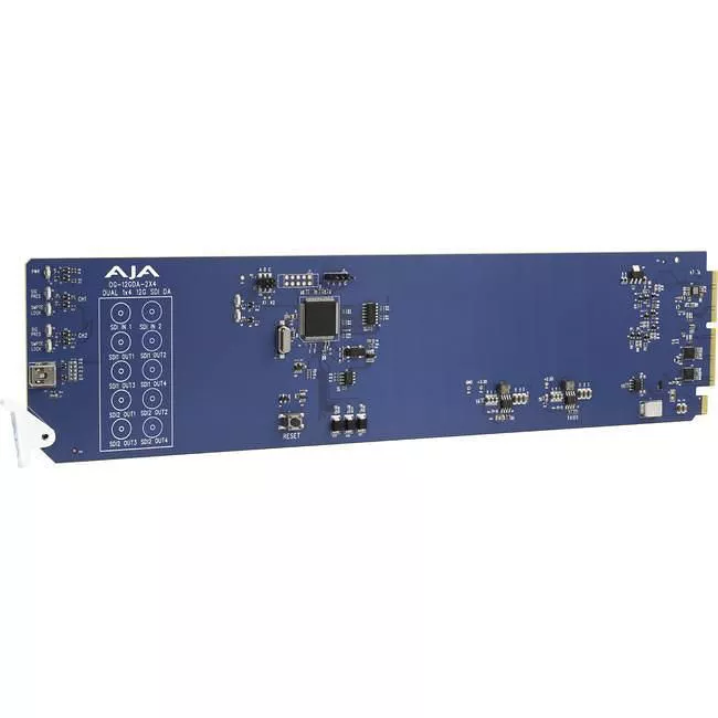 AJA OG-12GDA-2X4 openGear Dual 1x4 12G-SDI Distribution Amplifier