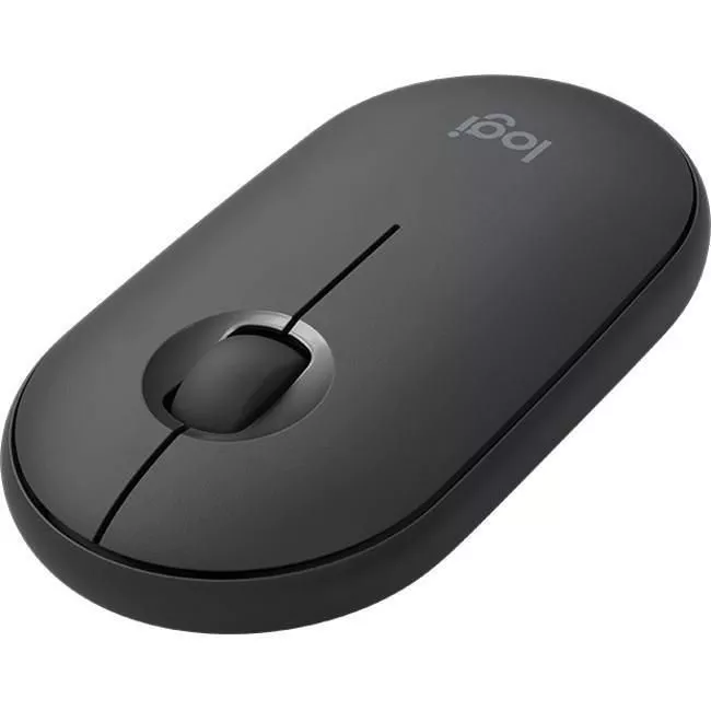 Logitech 910-005743 Graphite - Slim - Silent - M350 Pebble Wireless Mouse - Bluetooth or Receiver