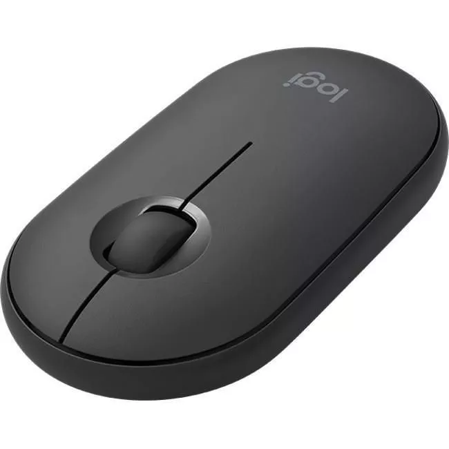 Logitech 910-005743 M350 Pebble Wireless Mouse - Bluetooth or Receiver - Silent - Slim - Graphite