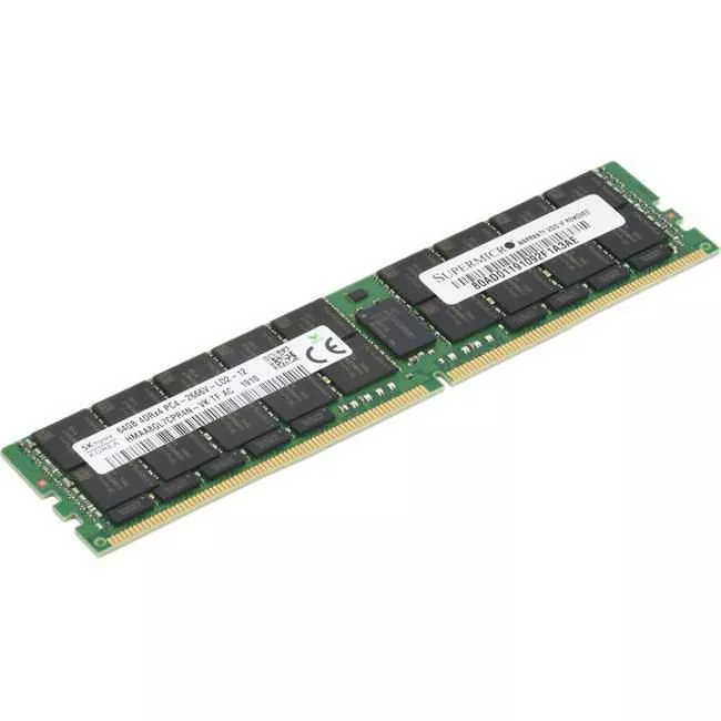 Supermicro MEM-DR464L-HL03-LR26 64 GB DDR4-2666 Memory - LRDIMM - ECC - 1.20 V - 2666 MHz