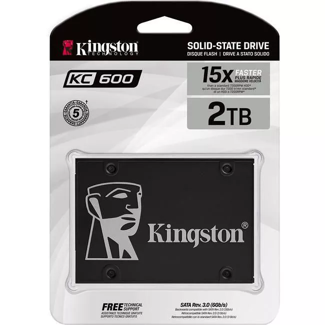 Kingston SKC600/2048G KC600 SSD - 2 TB - Internal - 2.5 - SATA