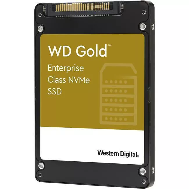 WD WDS192T1D0D Gold SSD - 1.92 TB - Internal - U.2 (SFF-8639) NVMe - PCIe NVMe 3.1 x4 - 0.8 DWPD