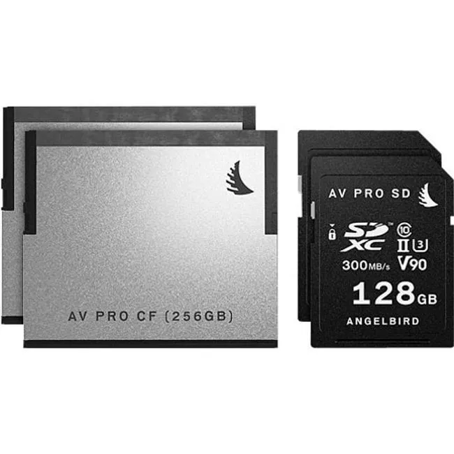 Angelbird MP-URSAPRO URSA Pro Pack - (2x CF256, 2x SD128) - Bundle