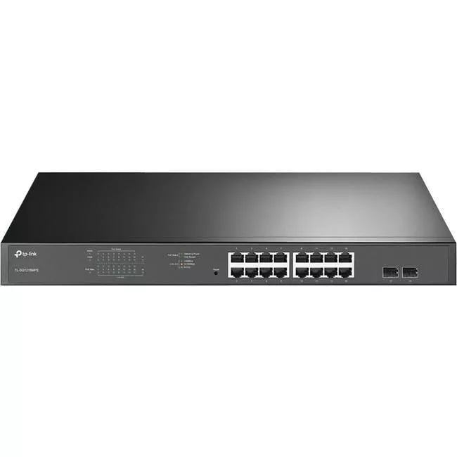 TP-LINK TL-SG1218MPE - JetStream 16-Port Gigabit Easy Smart PoE/PoE+ Switch