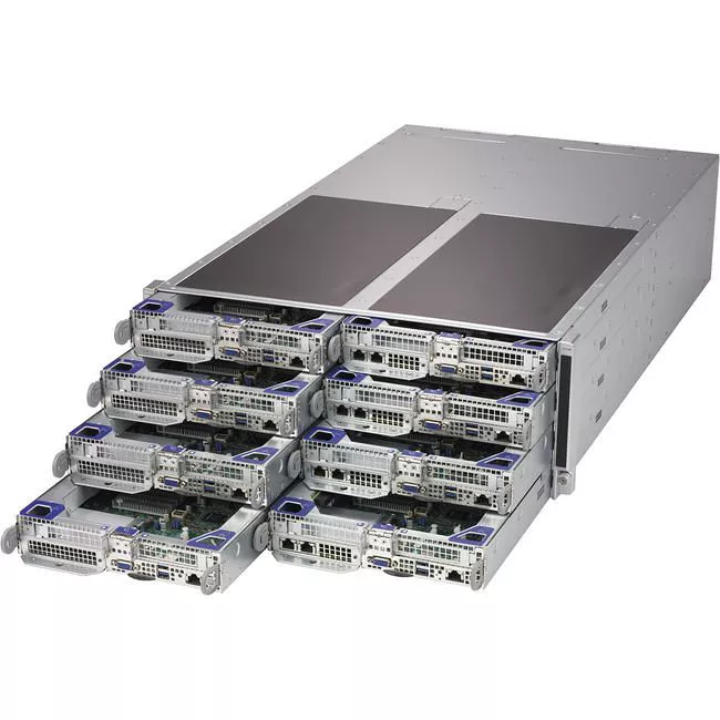 Supermicro SYS-F619P2-FT+ 4U Rack Barebone - Intel C621 Chipset - 8 Nodes - Dual Socket P LGA-3647