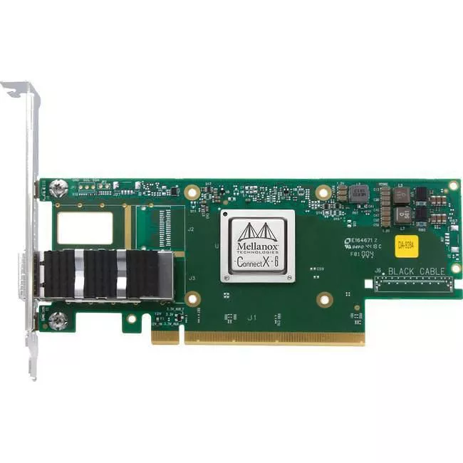 Mellanox MCX653105A-ECAT-SP ConnectX-6 VPI Ethernet Adapter - 100 Gb/s - Single Port - EDR IB