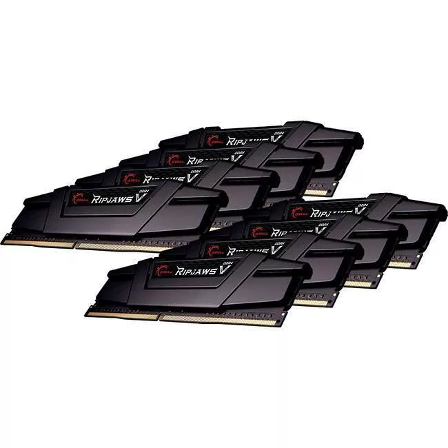 G.SKILL F4-3200C16Q2-256GVK Ripjaws V 256 GB DDR4-3200 Memory - DIMM - Unbuffered - Non-ECC - 1.35 V - 3200 MHz