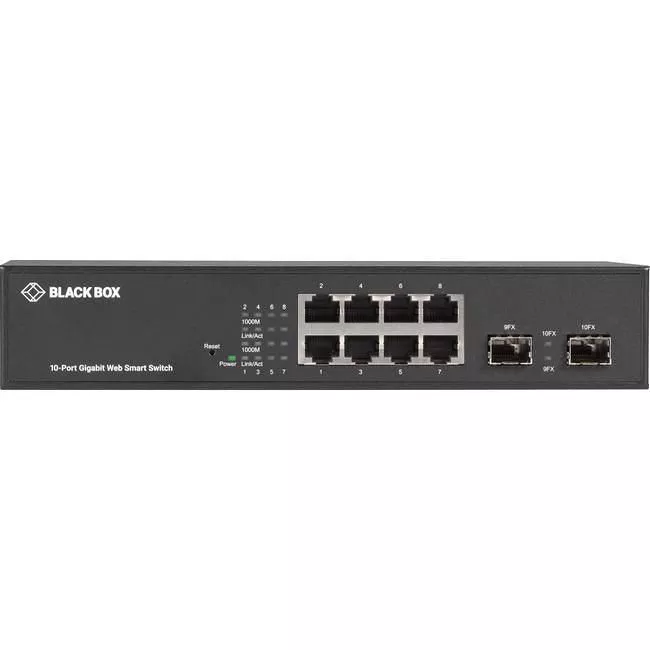 Black Box LGB710A LGB700 Series Web Smart Gigabit Ethernet Switch - SFP, 10-Port