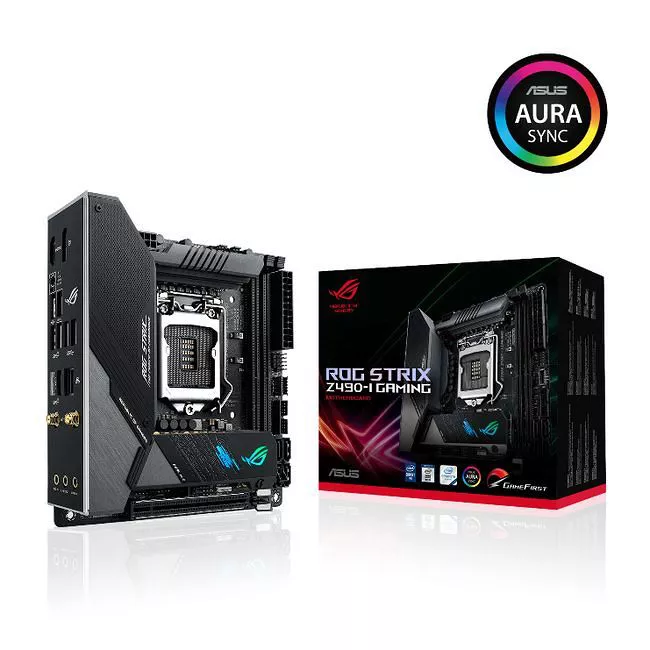 ASUS ROG STRIX Z490-I GAMING mini- ITX gaming motherboard Intel Z490 Chipset LGA 1200