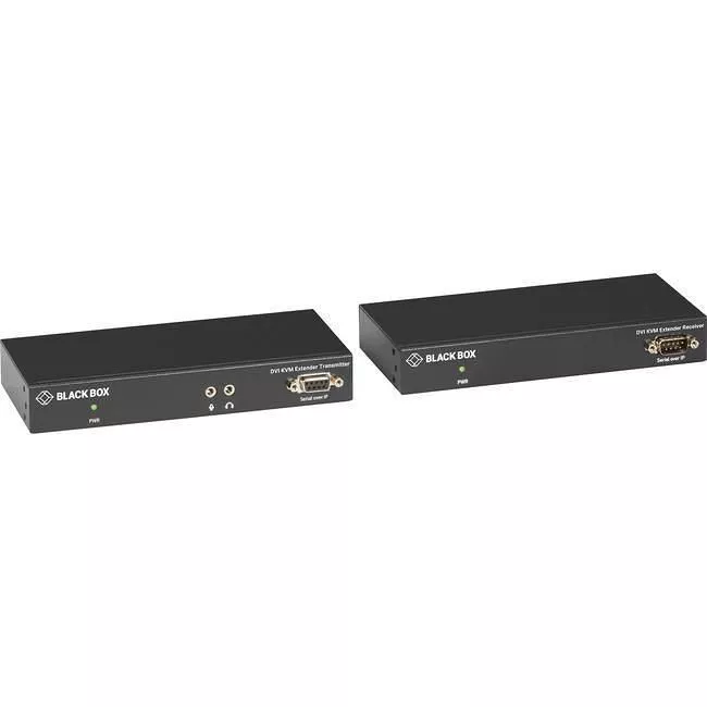Black Box KVXLCF-100 KVM Extender - DVI, Transmitter and Receiver, Fiber