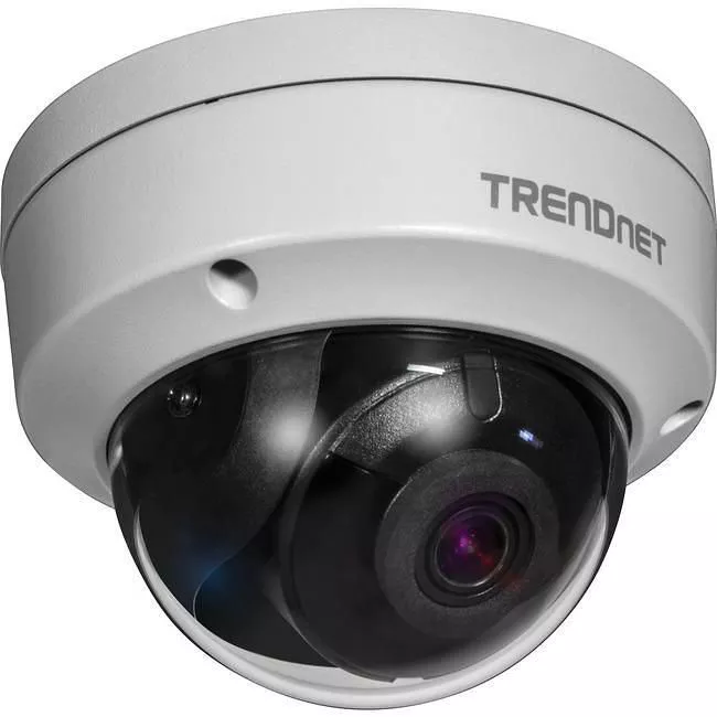 TRENDnet TV-IP1315PI TRENDnert Indoor/Outdoor 4MP H.265 120dB WDR PoE Dome Network Camera,, IP67 Weather Rated Housing, Smart Covert IR Night Vision up to 30m (98 ft.), microSD Card Slot
