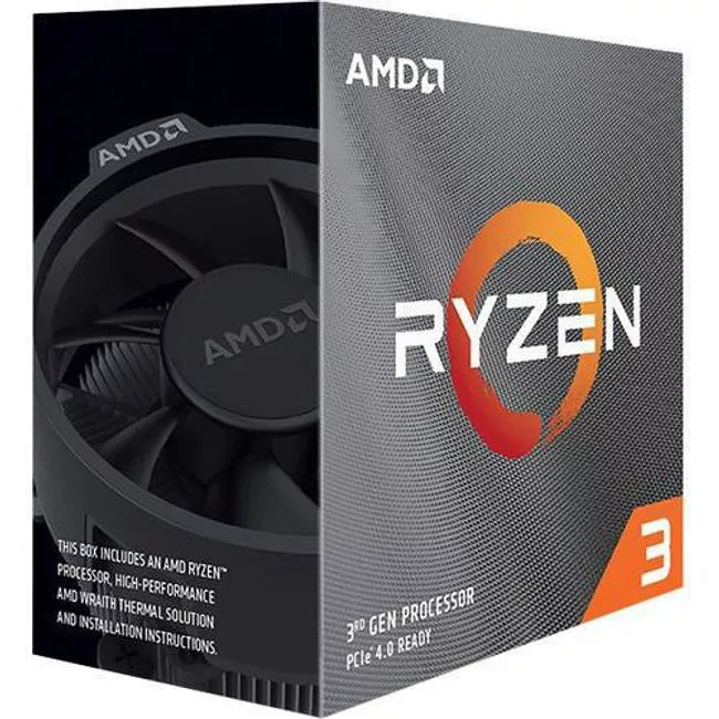 AMD 100-100000159BOX Ryzen 3 3300X Processor - 65 W - 3.80 GHz - Socket AM4 - 4 Core