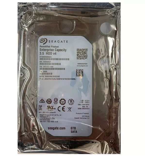 Seagate ST6000NM0024 Hard Drive - 6 TB - 128 MB - 3.5 - SATA - 7200