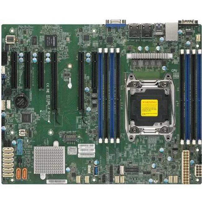 Supermicro MBD-X11SRL-F-B Server Motherboard - 1x Socket R4 LGA-2066 - Intel C422 - 8x DDR4 - RAID - 1x M.2 - 2x PCIe x16 - 2x RJ-45 - ATX