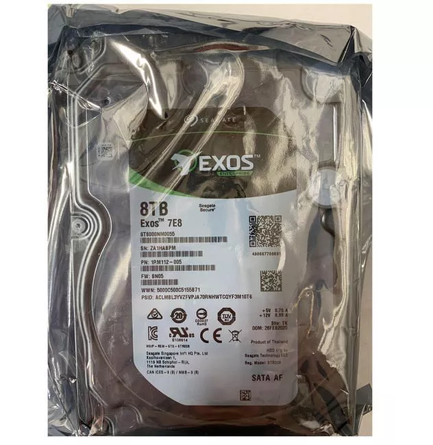 Seagate ST8000NM0055 Hard Drive - 8 TB - 256 MB - 3.5 - SATA - 7200