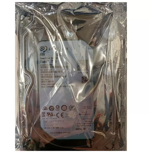 Seagate ST8000NM0055 Hard Drive - 8 TB - 3.5 - 7200 - SATA - 256 MB