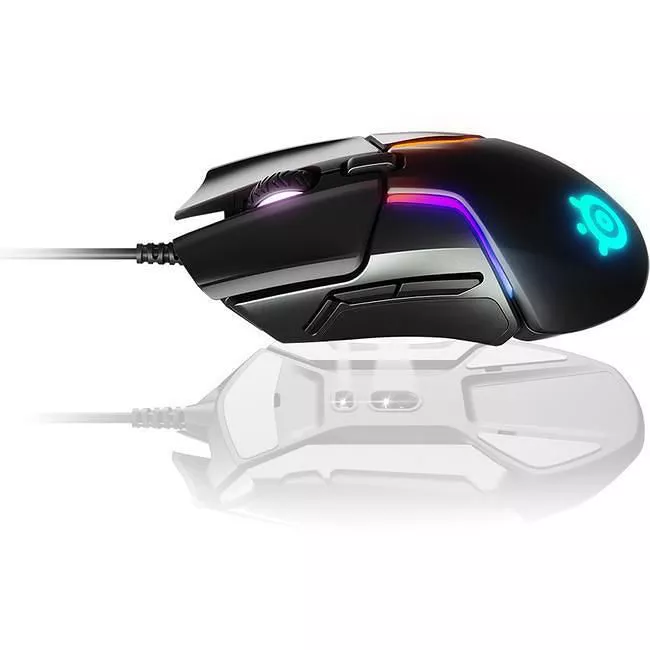 SteelSeries 62446 Rival 600 Gaming Mouse - TrueMove3+ sensor - Split-trigger - Wired - RGB