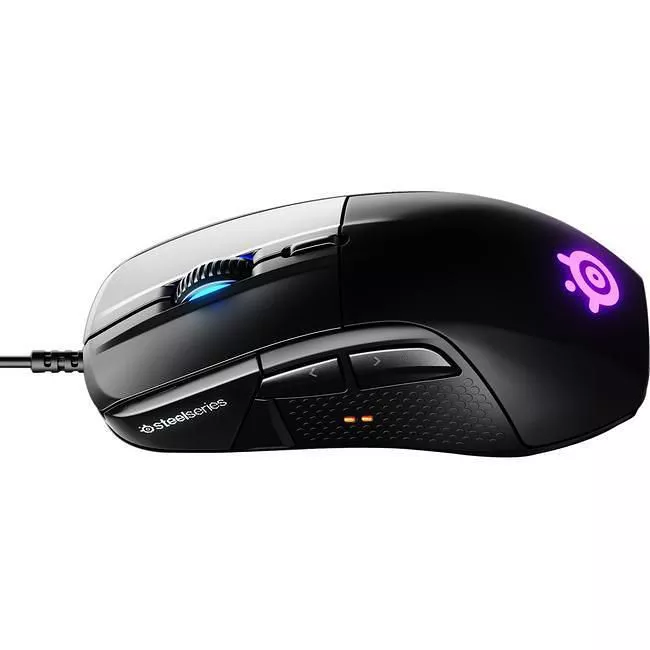 SteelSeries 62334 Wired - OLED screen - Tactile alerts - TrueMove3 sensor - Rival 710 Gaming Mouse