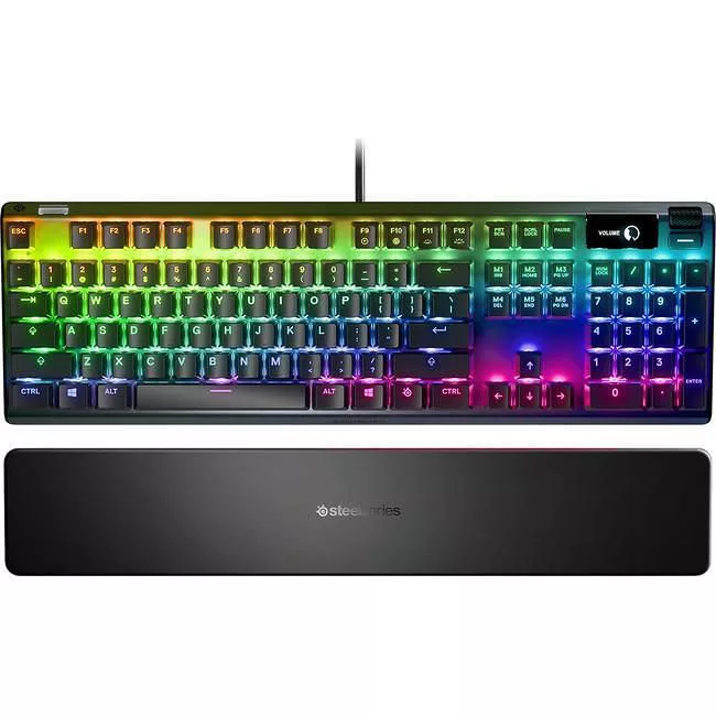 SteelSeries 64626 Apex PRO - Mechanical Keyboard - OLED Display - Metal frame - USB Passthrough