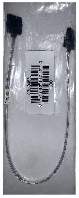 Supermicro CBL-0483L 30 AWG SATA S-S Cable - 29cm