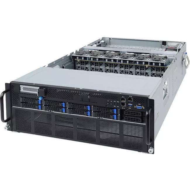 GIGABYTE G482-Z52 4U Rackmount Barebone - 2x AMD EPYC 7002 - PCIe Gen 4 - SOC