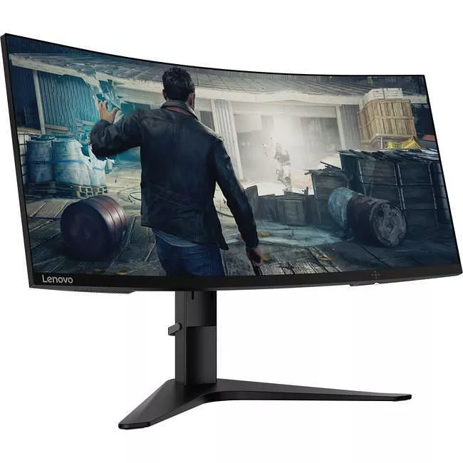 Lenovo 66A1GCCBUS UW-QHD Curved Screen WLED Gaming LCD Monitor - 21:9 - Black