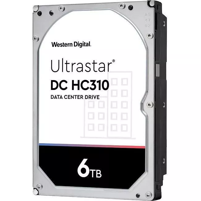 WD 0B36018 DC HC310 HUS726T6TAL4205 6 TB 3.5" SAS FIPS 4Kn 7200 RPM 256 MB Hard Drive
