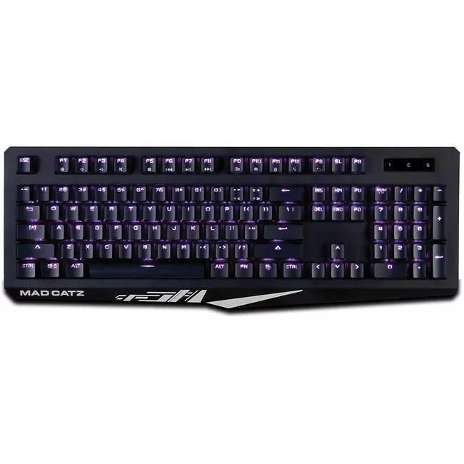 Mad Catz KS13MMUSBL00 The Authentic S.T.R.I.K.E. 4 Mechanical Gaming Keyboard - Black