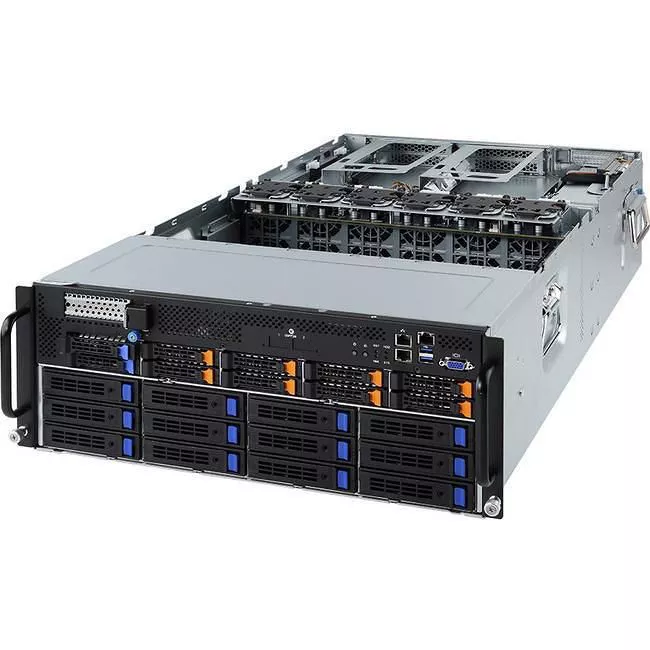 GIGABYTE G481-HA1 4U Rackmount Barebone - 2x LGA-3647 Socket P - Intel C621 - 10x GPU