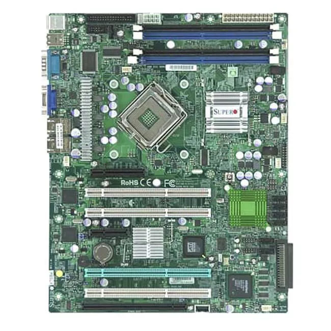 Supermicro MBD-X7SBE-B Server Motherboard - 1x Socket T LGA-775 - Intel 3210 - 4x DDR2 - RAID - ATX