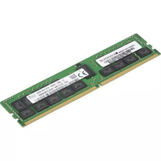 Supermicro MEM-DR432L-HL01-ER29 32 GB DDR4-2933 Memory - DIMM - Registered - ECC - 1.20 V - 2933 MHz